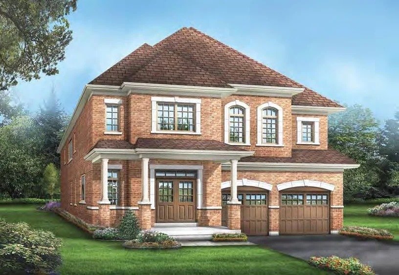 Bellaro at Palmetto classic brick exterior with double garage